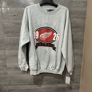 Pro Edge Red Wings Redwings Crewneck Sweatshirt 19 26 Detroit Michigan XL